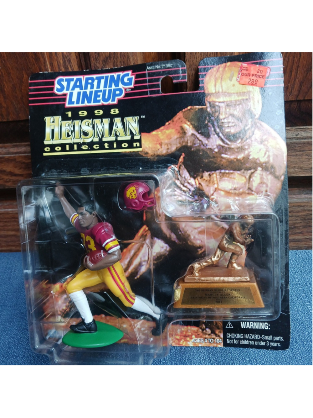 Kenner Marcus Allen Heisman Action Figure 1998 Starting Lineup USC